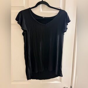 Large Cable & Gauge Black Tee Shirt